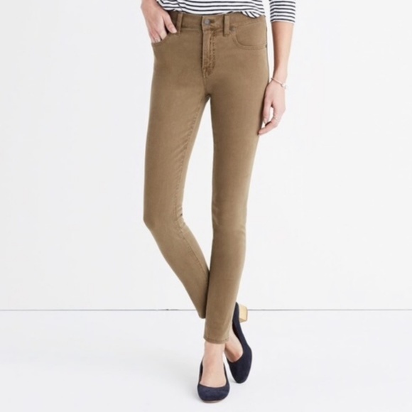 high rise skinny khakis